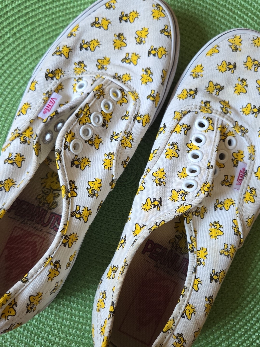 Vans Sneakers in Yellow Woodstock Print